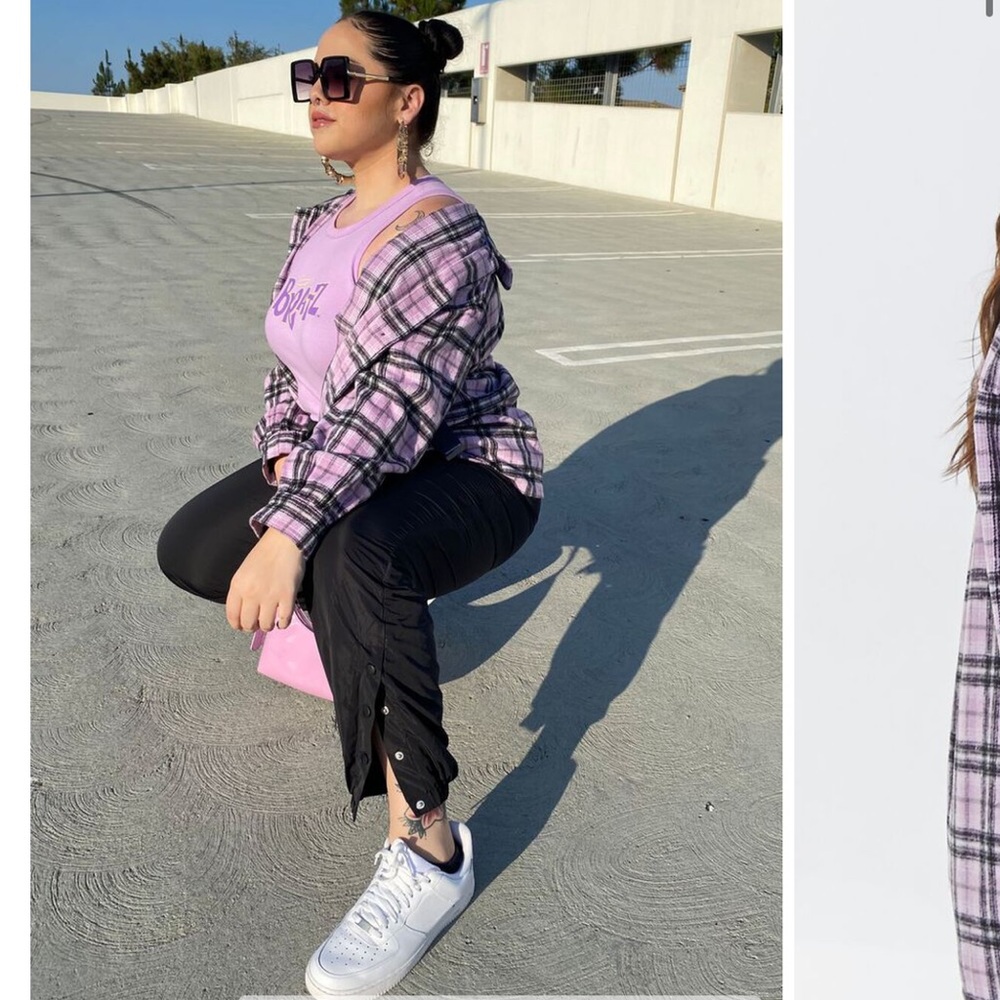 Plaid shacket